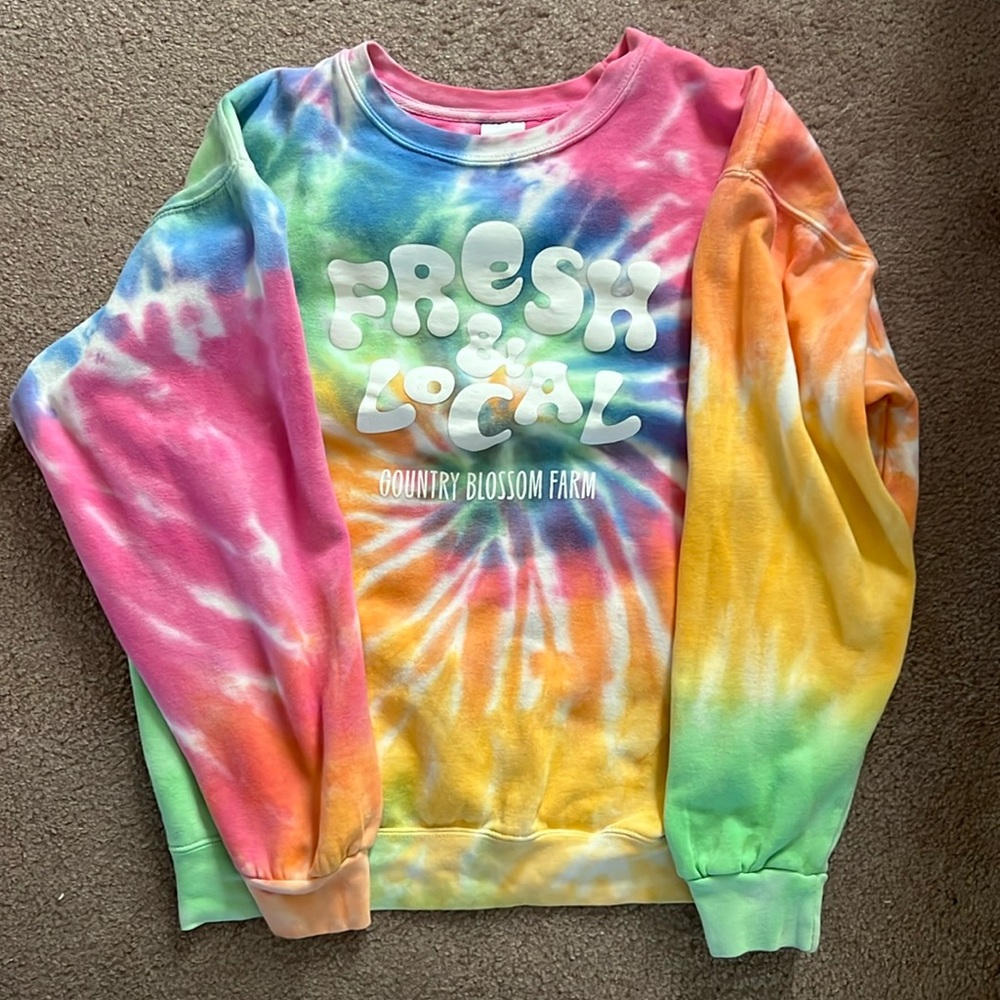 Fresh and local tie dye